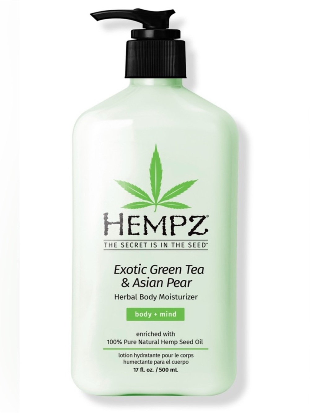 Hempz Exotic Green Tea & Asian Pear Herbal Moisturizer NEW! FULL SIZE!